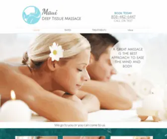 Mauideeptissuemassage.com(Maui Deep Tissue Massage) Screenshot