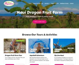 Mauidragonfruit.com(Maui Dragon Fruit Farm) Screenshot