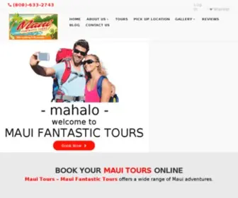 Mauifantastictours.com(Maui Tours) Screenshot