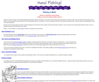 Mauifishing.com(Maui) Screenshot