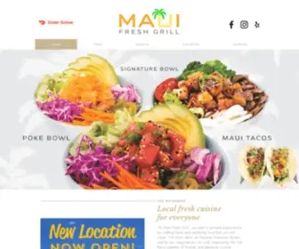 Mauifreshgrill.com(Maui Fresh Grill) Screenshot