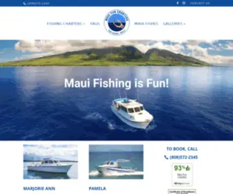 Mauifuncharters.com(Maui Fun Charters) Screenshot