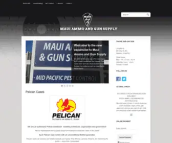 Mauigun.com(Maui Ammo and Gun Supply) Screenshot