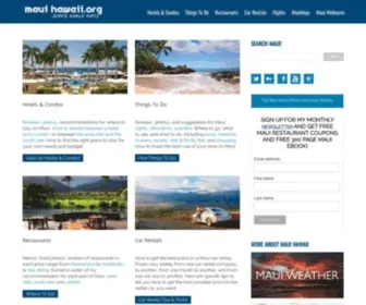 Mauihawaii.org(Maui Vacations) Screenshot
