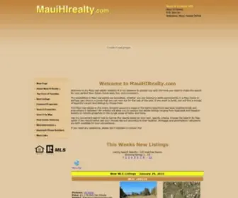 Mauihirealty.com(MauiHIrealty) Screenshot