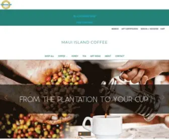 Mauiislandcoffee.com(Maui Island Coffee) Screenshot