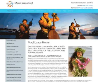 Mauiluaus.net(Maui Luaus Home) Screenshot