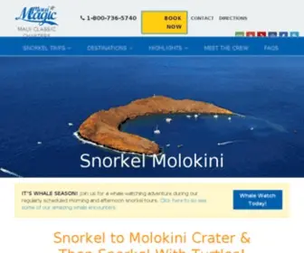 Mauimagicsnorkel.com(Snorkel Molokini) Screenshot