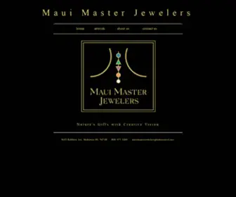 Mauimasterjewelers.com(Maui Master Jewelers) Screenshot