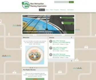 Mauimpo.org(Maui Metropolitan Planning Organization) Screenshot