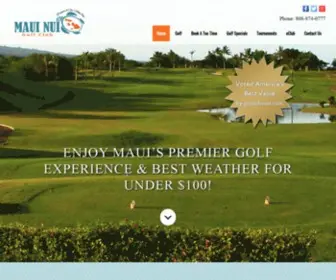 Mauinuigolfclub.com(Maui Nui Golf Club team) Screenshot