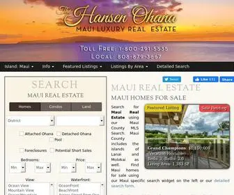 Mauirealestate.net(Maui Real Estate) Screenshot