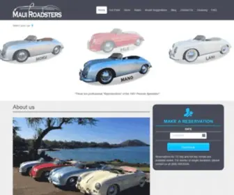 Mauiroadsters.com(Maui Roadsters) Screenshot