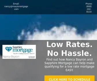 Mauismortgage.com(Nancy Bayron) Screenshot