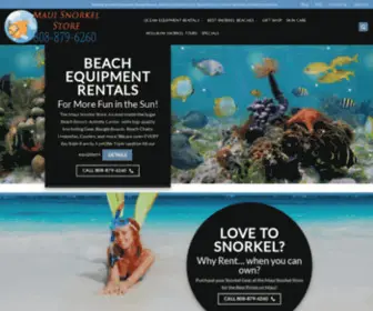 Mauisnorkelstore.com(Rental Equipment) Screenshot