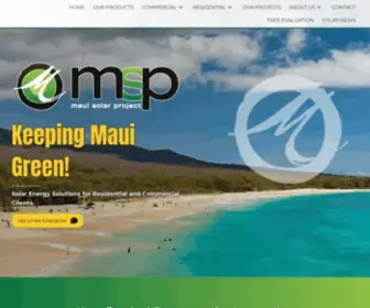 Mauisolarproject.com(Maui Solar Project) Screenshot