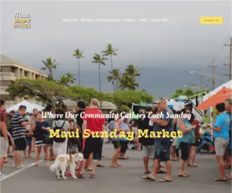 Mauisundaymarket.com(Maui Sunday Market) Screenshot