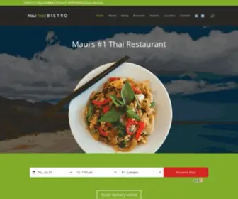 Mauithaibistro.com(Maui Thai Bistro) Screenshot