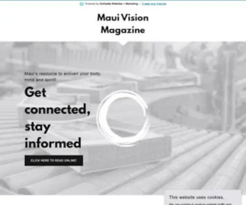 Mauivision.net(Maui Vision Magazine) Screenshot