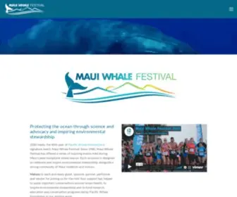 Mauiwhalefestival.org(Maui Whale Festival) Screenshot