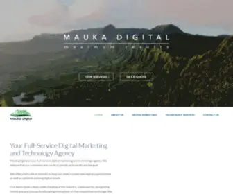 Maukadigital.com(Mauka Digital) Screenshot