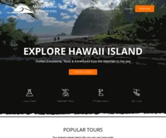 Maukamakaiadventures.com(Hawaii Big Island Tours) Screenshot