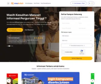 Maukuliah.id(Temukan Informasi Kampus & Pendaftaran Online Lengkap di Indonesia) Screenshot