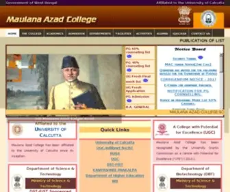 Maulanaazadcollege.in(Www.maulanaazadcollege.in is our official WEBSITE) Screenshot