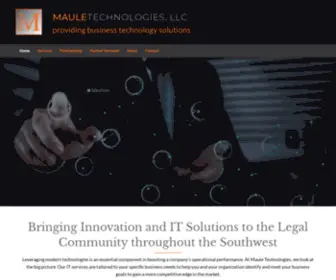 Mauletechnologies.com(Maule Technologies) Screenshot