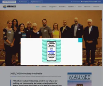 Maumeechamber.com(Maumee Chamber of Commerce) Screenshot