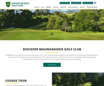 Maungakiekiegolf.co.nz(Maungakiekie Golf Club) Screenshot