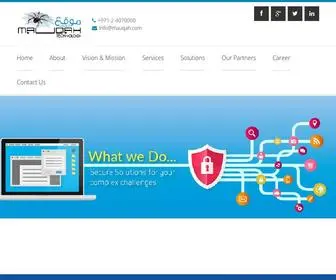 Mauqah.com(IT Infrastructure Company) Screenshot