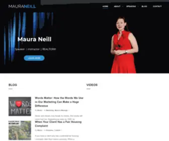 Mauraneill.com(Maura Neill Real Estate Speaker) Screenshot