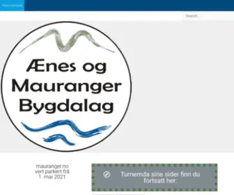 Mauranger.no(Ænes) Screenshot