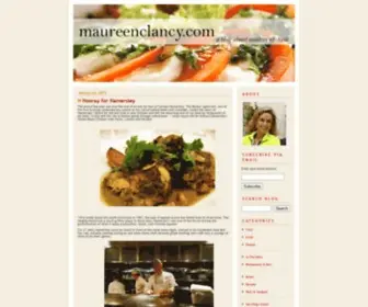 Maureenclancy.com(Matters of Taste) Screenshot