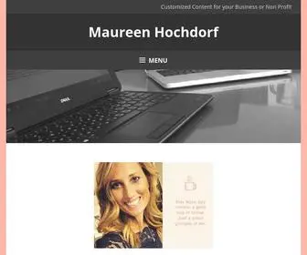 Maureenhochdorf.com(Customized Content for Your Business or NonProfit) Screenshot