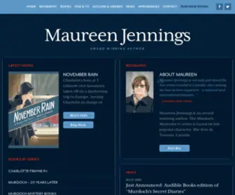 Maureenjennings.com(Maureen Jennings) Screenshot