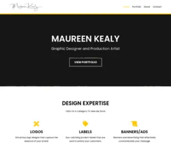 Maureenkealy.com(My Portfolio) Screenshot