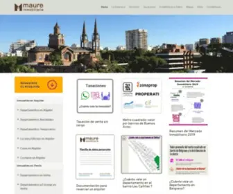 Maureinmobiliaria.com(Inmobiliaria) Screenshot