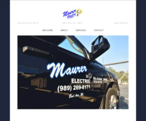 Maurerelectricmi.com(Maurer Electric) Screenshot