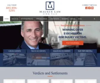 Maurerlaw.net(Beacon Personal Injury Attorney) Screenshot