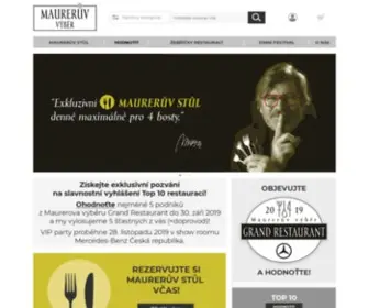 Maureruv-Vyber.cz(Úvodní stránka) Screenshot