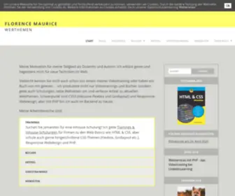 Maurice-Web.de(Florence Maurice) Screenshot