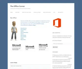 Mauriceausum.com(The Office Corner) Screenshot