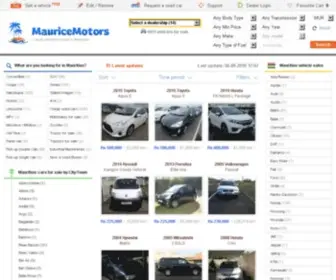 Mauricemotors.com Screenshot