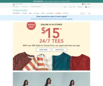 Maurices.com(Women's Fashion) Screenshot