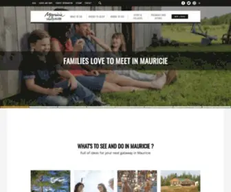 Mauricietourism.com(Tourisme Mauricie (en)) Screenshot