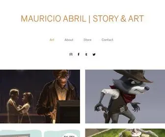 Mauricioabril.com(Storytelling & Art) Screenshot