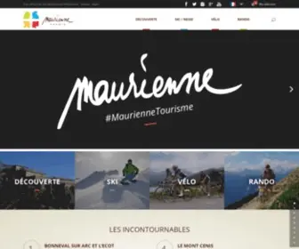Maurienne-Tourisme.com(Votre destination de vacances dans les alpes) Screenshot