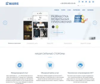 Mauris.info(Компания Mauris) Screenshot